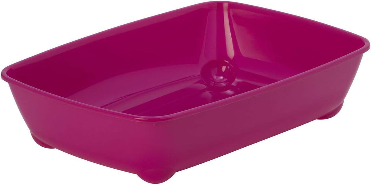 Petface Durable Cat Litter Tray, 42 cm, Assorted Colours (Pack of 1)