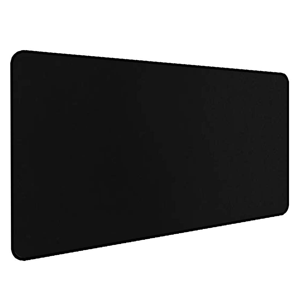 Gaming Mouse Mat/Large Mouse Pad 900 x 400 x 3mm / XXL mouse pad/large size | improved precision and speed | rubber base for stable grip on smooth surfaces | non-slip (90x40 Black)