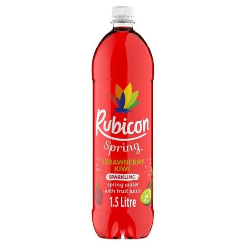 Rubicon Spring Black Cherry Raspberry Flavoured Water, 12 Pack, 330ml Cans