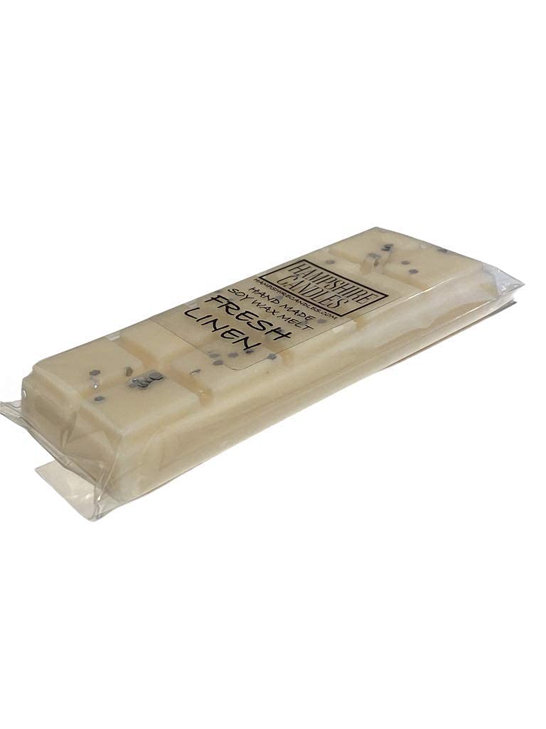 Fresh Linen Wax Melts | Strong Scented | Natural Soy Wax | Handmade Snap Bar (2 Bars)