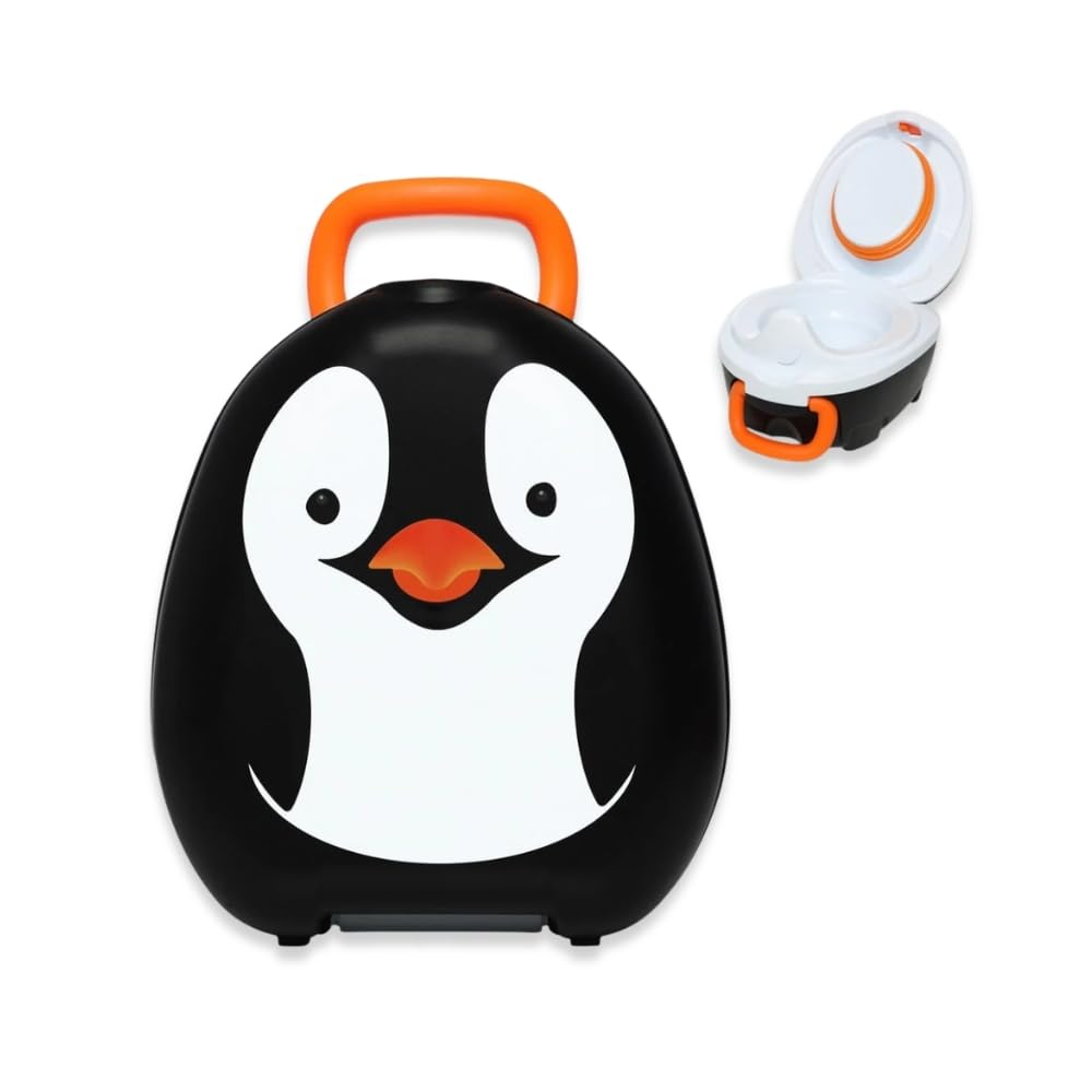 My Carry Potty - Travel Potty, Award-Winning Portable Toddler Toilet Seat for Kids to Take Everywhere (Ladybird)