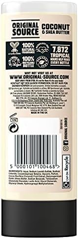 Original Source Coconut & Shea Butter Shower Gel, 6x250ml