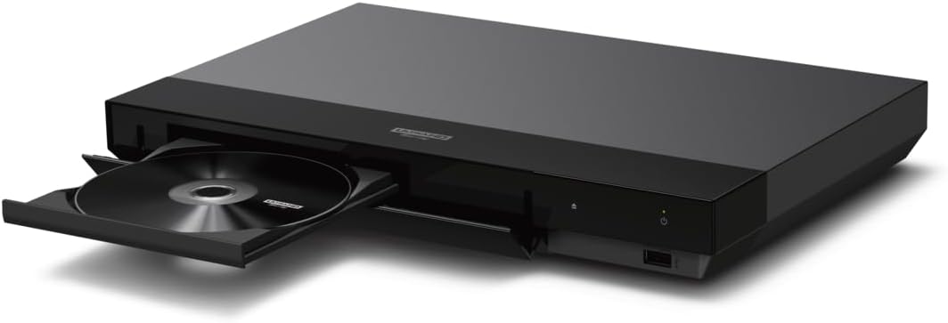 Sony UBP-X700K 4K Ultra HD Blu-ray Disc Player – High Resolution Audio, HDR10, Dolby Vision, Advanced upscaling, Universal player, HDMI & Coaxial SPDIF, User-friendly UX