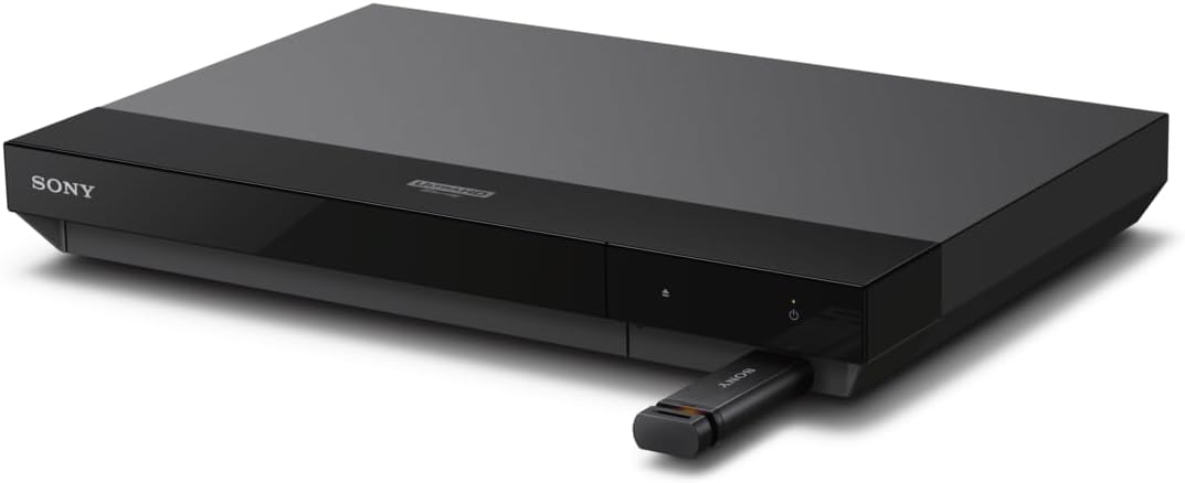 Sony UBP-X700K 4K Ultra HD Blu-ray Disc Player – High Resolution Audio, HDR10, Dolby Vision, Advanced upscaling, Universal player, HDMI & Coaxial SPDIF, User-friendly UX