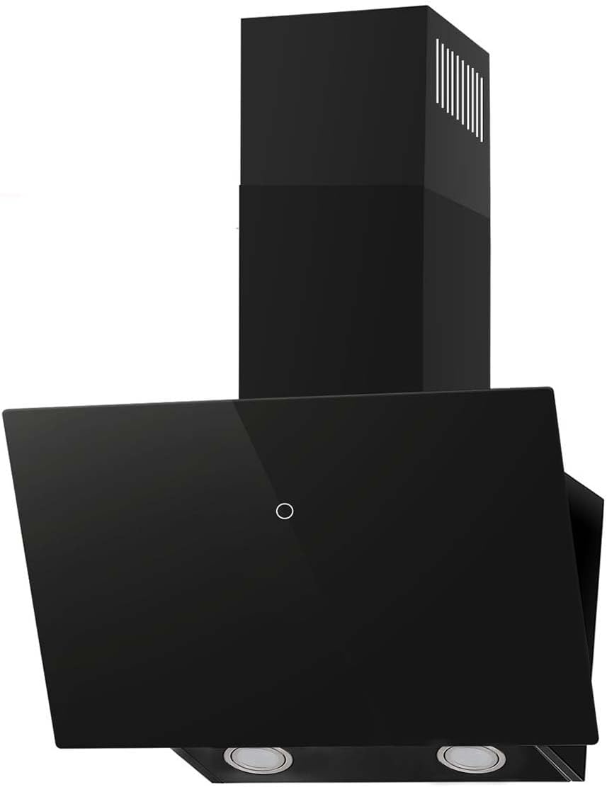 SNDOAS 90cm Cooker Hood, A+++, 450m³/h, 3 Speed & Booster, Black