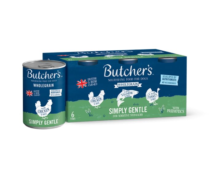 Butcher's Complete Wet Can Adult Dog Food Simply Gentle Loaf Pack 12x390g