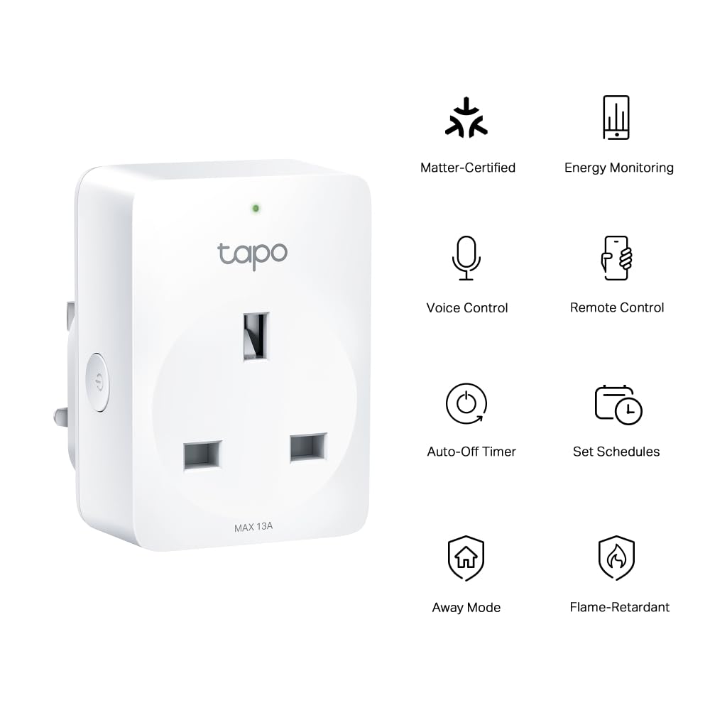 Tapo P110(4-pack) Smart Plug, Energy Monitoring WiFi Plug, Max 13A