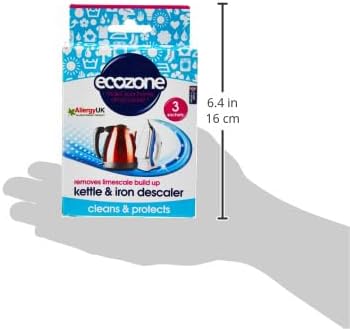 Ecozone Kettle & Iron Descaler | Easy Use Sachets | Powerful Limescale Removal