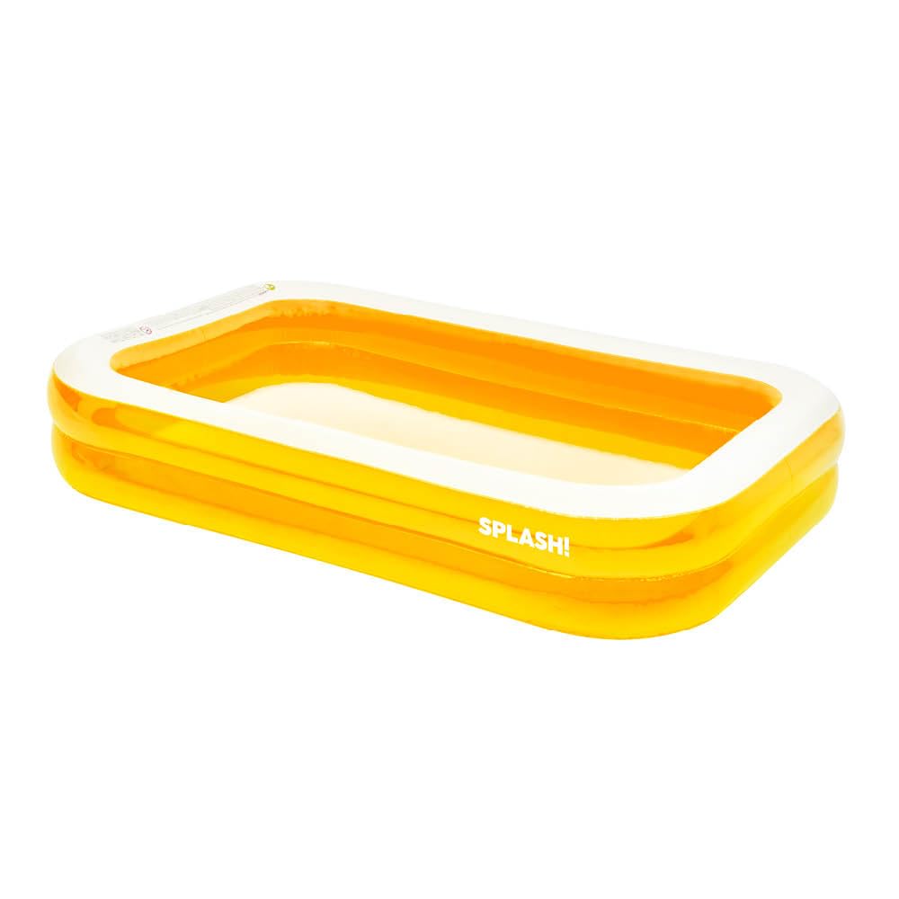 SPLASH! 8.5ft Rectangular Inflatable Swimming Pool — 780 Litre Capacity