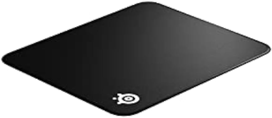 SteelSeries QcK Edge Cloth Gaming Mouse Pad - Never-fray Stitched Edges - Optimized For Gaming Sensors - Size L (450 x 400 x 2mm) - Black