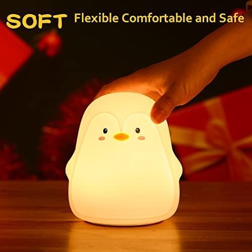 ZKLiLi Cat Night Light for Kids,Cute Night Lamp for Nursery,Squishy Silicone Touch Lights Portable, Gift for Birthday and Christmas for Kids Baby Children (Battery Cat)