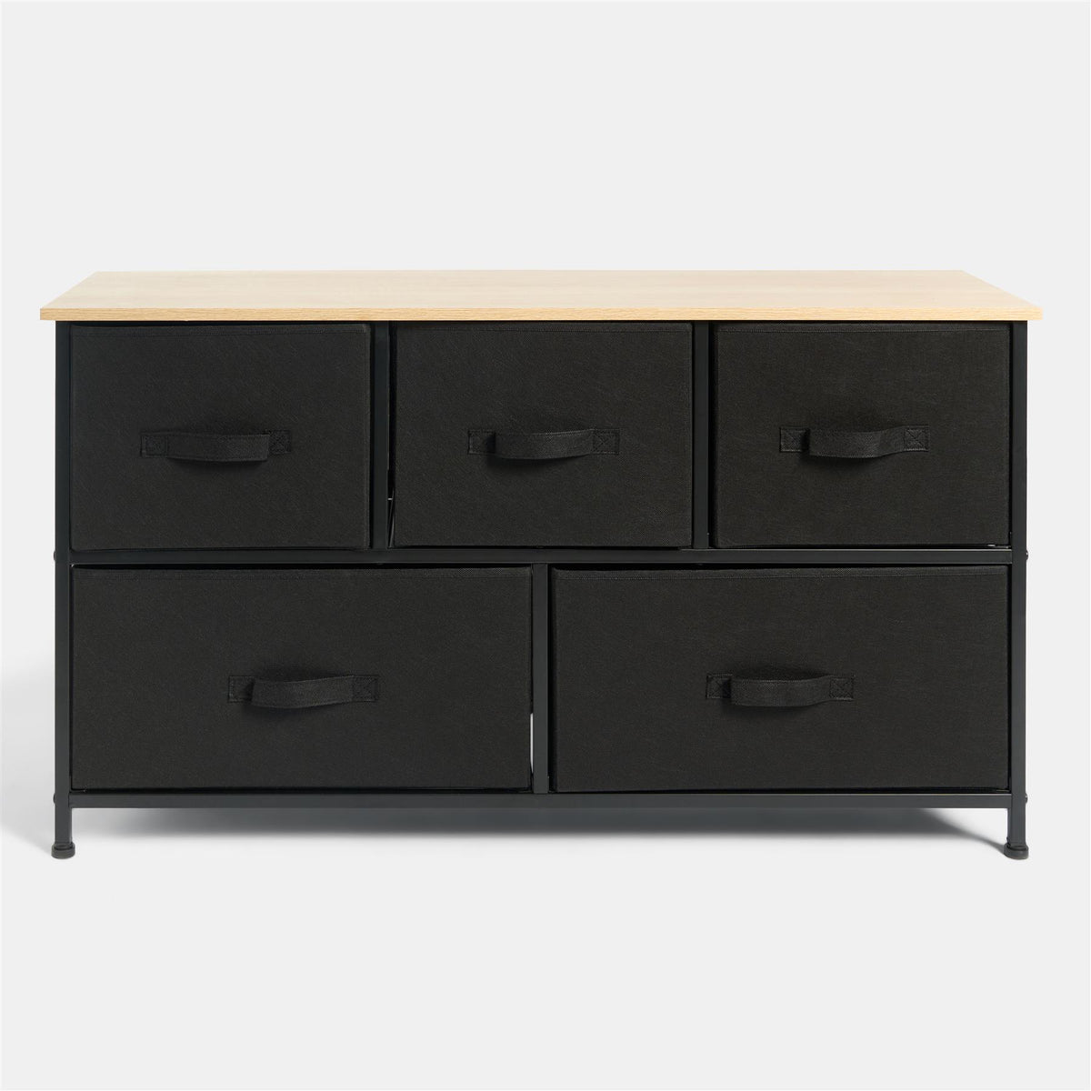 OHS Fabric Cabinet Bedside 2/3/4/5/6 Drawers Storage Unit Clothes Home Organiser