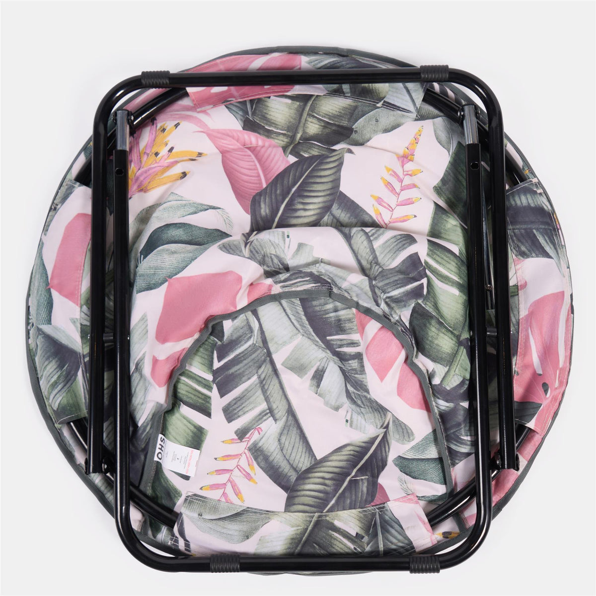 OHS Moon Camping Chair Round Folding Outdoor Garden Portable Seat