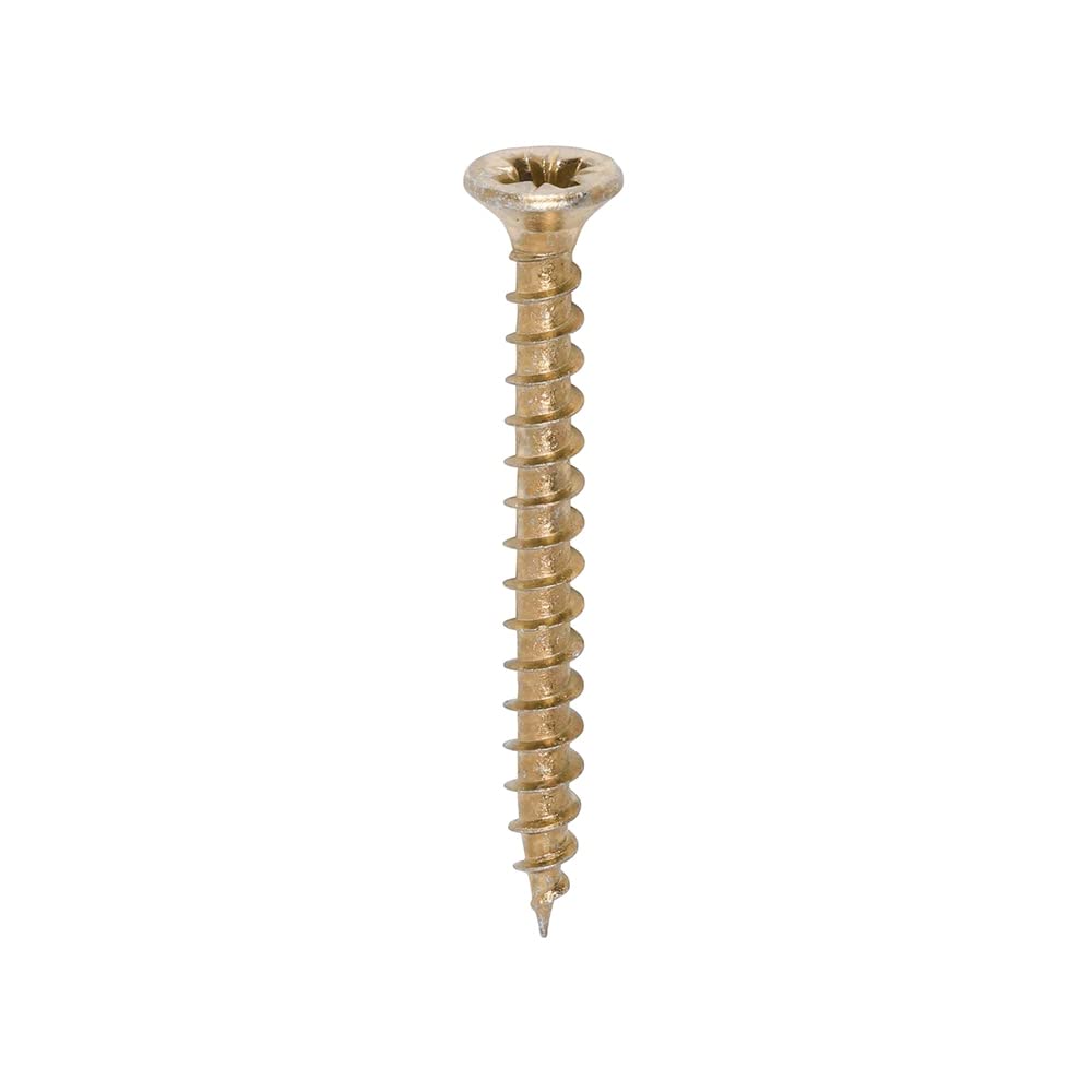 TIMCO Solo Chipboard & Woodscrews - Gold - 6.0 x 90mm - 60090SOLOC