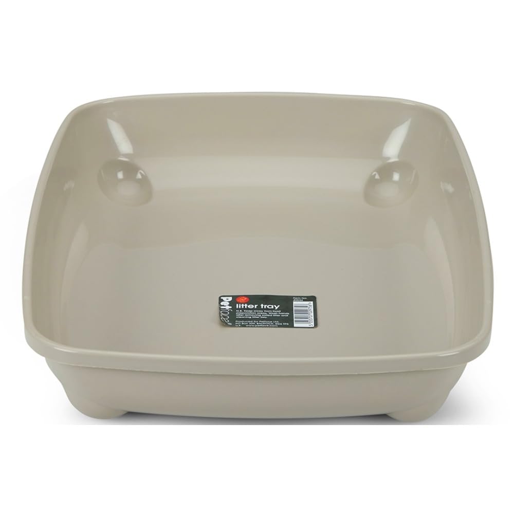 Petface Durable Cat Litter Tray, 42 cm, Assorted Colours (Pack of 1)
