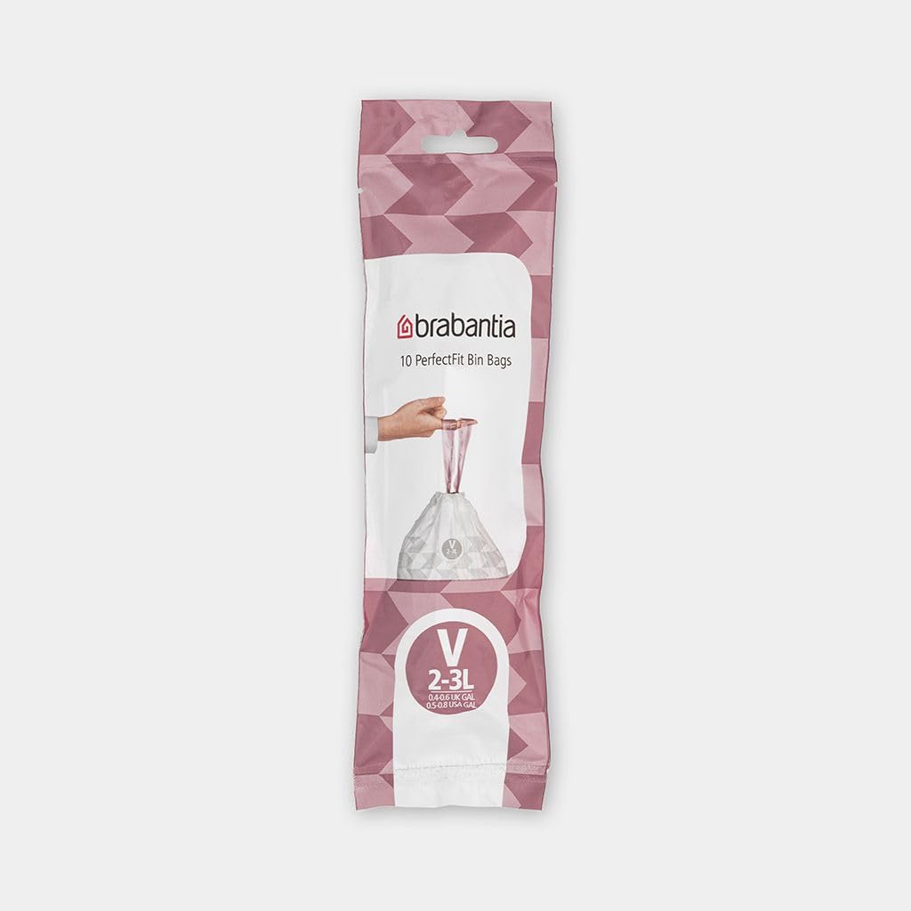 Brabantia Heavy Duty Perfect Fit Bin Liners (5 Packs of 20) 10-12 Litre