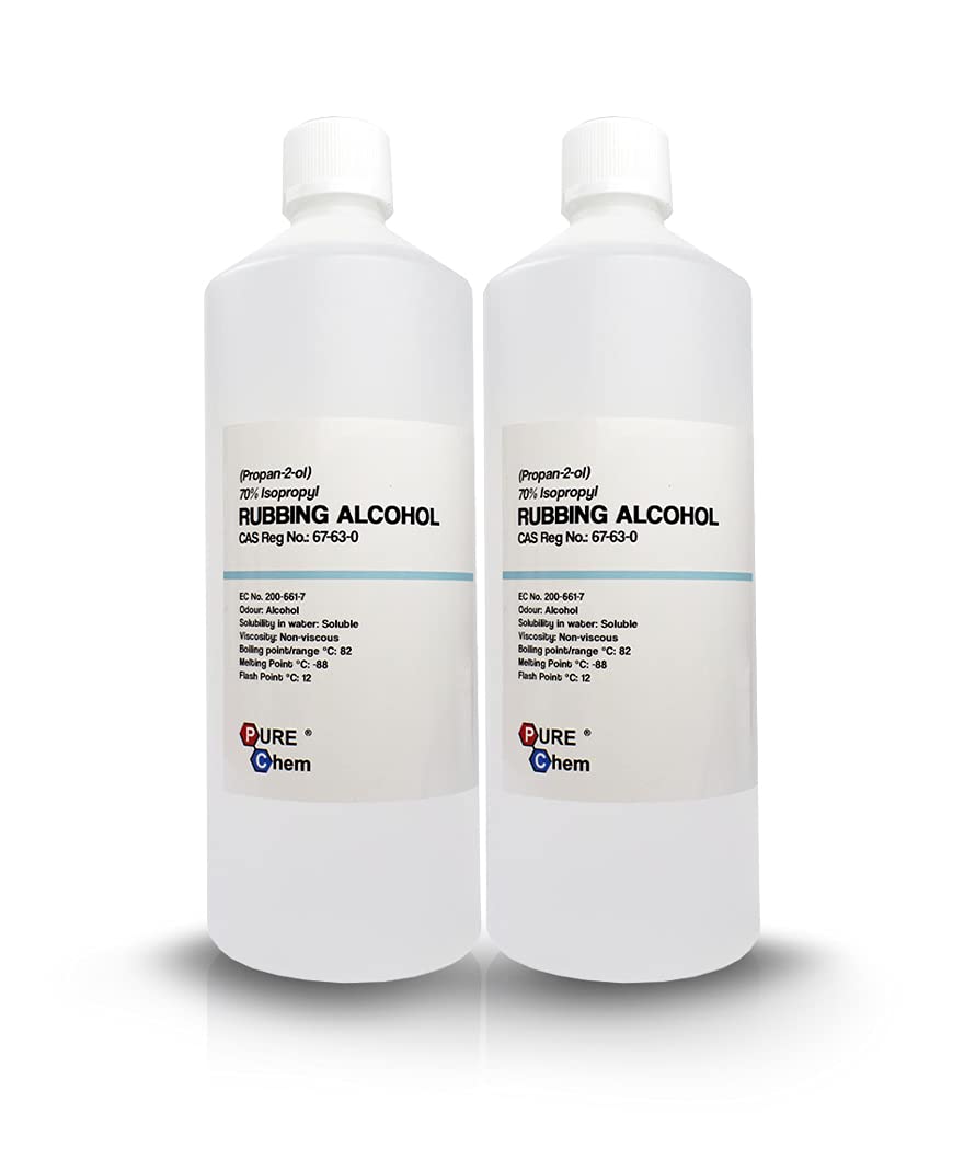 Isopropyl Alcohol, 70% Rubbing Alcohol 2x1L
