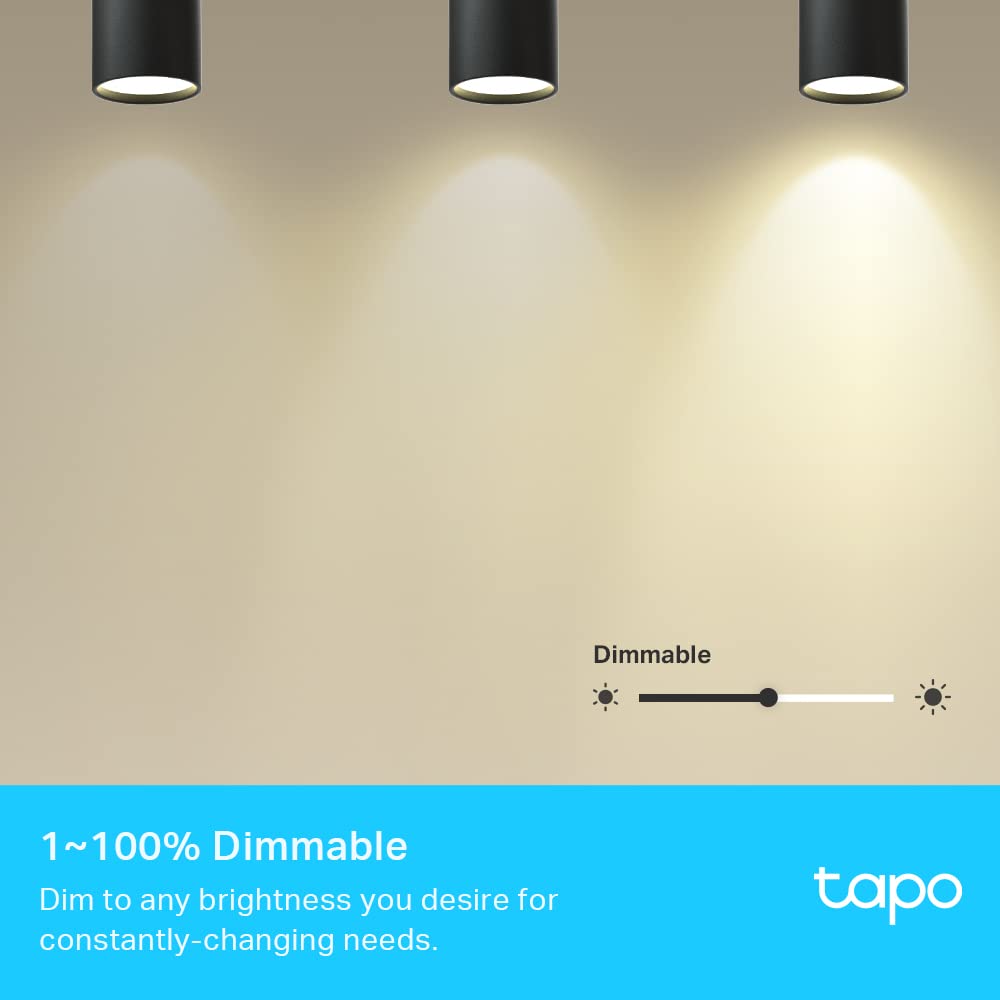 Tapo L630(4-Pack) GU10 Smart Bulb Multicolour Dimmable LED Light Bulb
