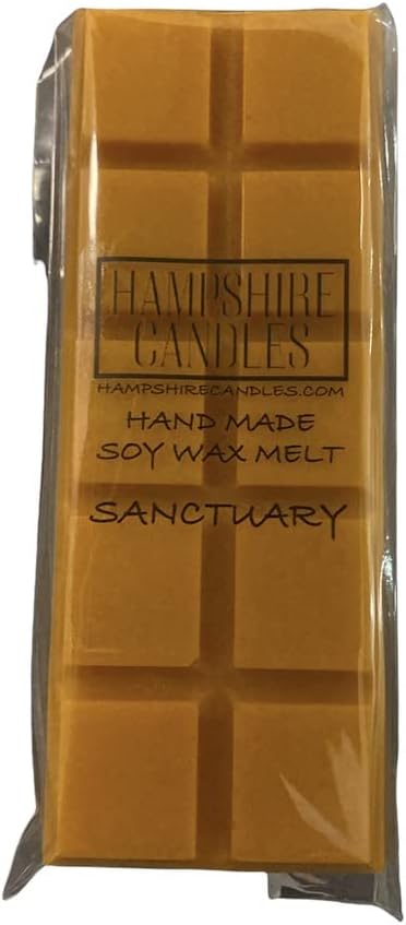 Sanctuary Wax Melts | Highly Scented | Eco Soy Wax, Cruelty & Vegan Free | Handmade Snap Bar (1 Bar)