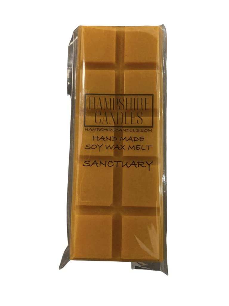 Sanctuary Wax Melts | Highly Scented | Eco Soy Wax, Cruelty & Vegan Free | Handmade Snap Bar (1 Bar)