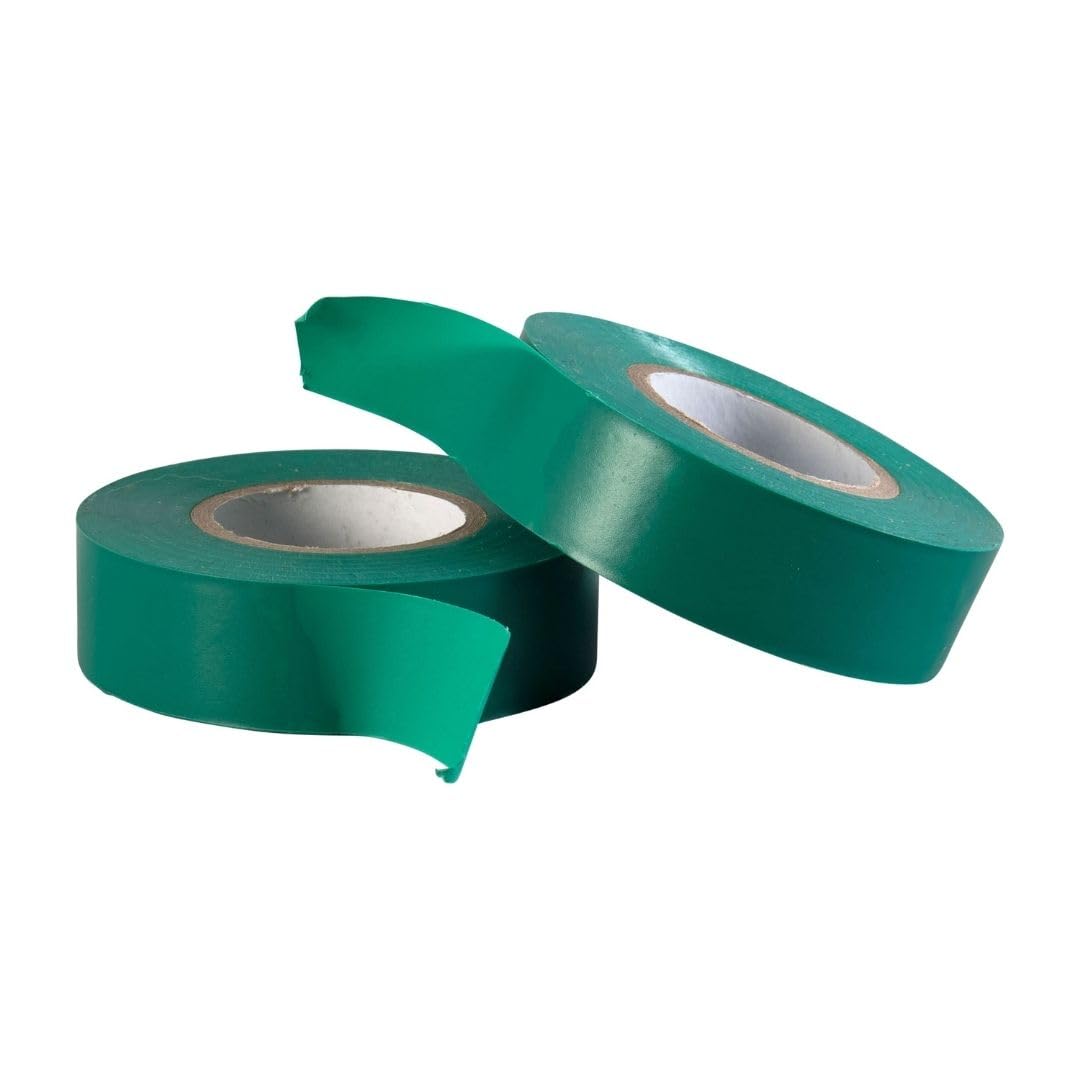 Gocableties Grey Electrical Tape, 19mm x 20m, Strong Self-Adhesive PVC Insulation Tape for Insulating, Repairing and Protecting Electrical Wires, 2 Rolls