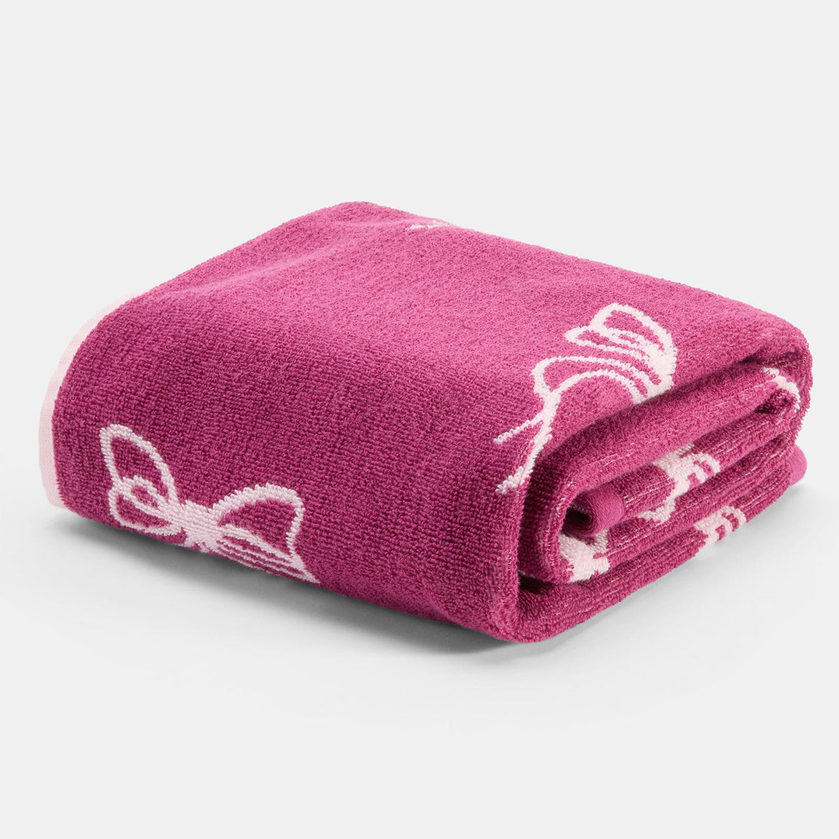 OHS Bows Towels 100% Premium Cotton Highly Absorbent Hand Bath Towel Sheet