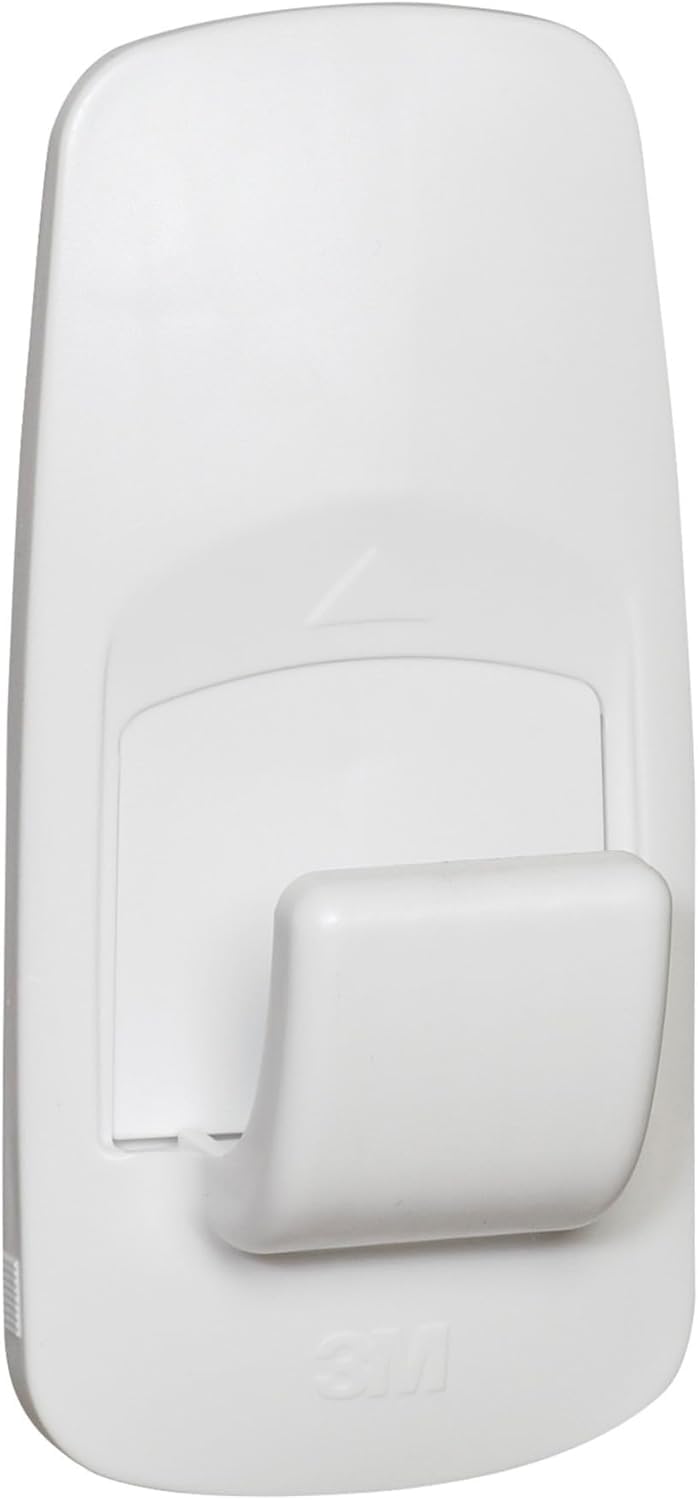Command Broom Grippers, White, 2 Hooks and 6 Adhesive Strips
