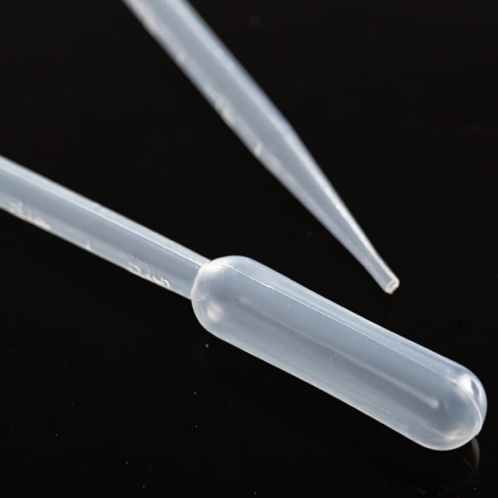 4ML Plastic Dessert Pipette Mini Pipette Cupcake Pipettes 4ml Squeeze Liquid Dropper Injector Transfer Pipette (4ml-40Pcs)
