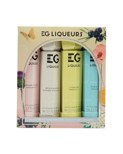 Edinburgh Gin Christmas Crackers, Flavoured Liqueur, 4 x 5 cl