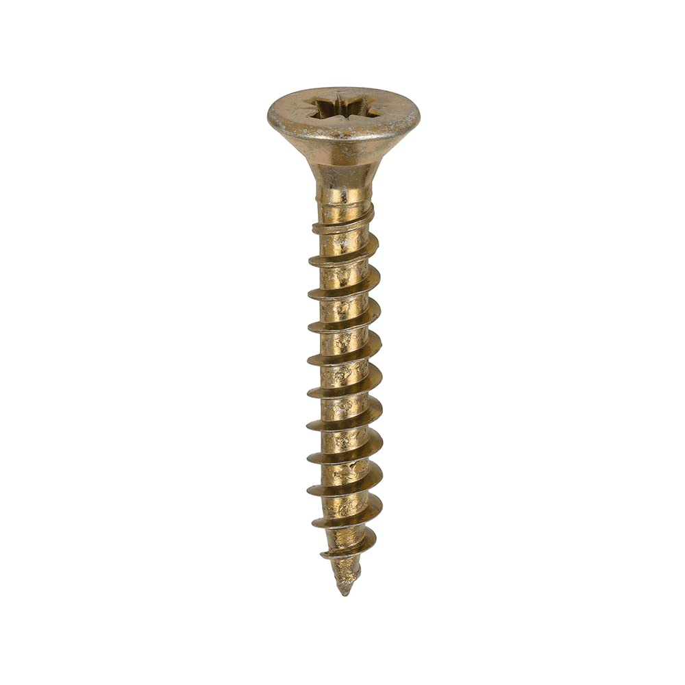 TIMCO Solo Chipboard & Woodscrews - Gold - 6.0 x 90mm - 60090SOLOC