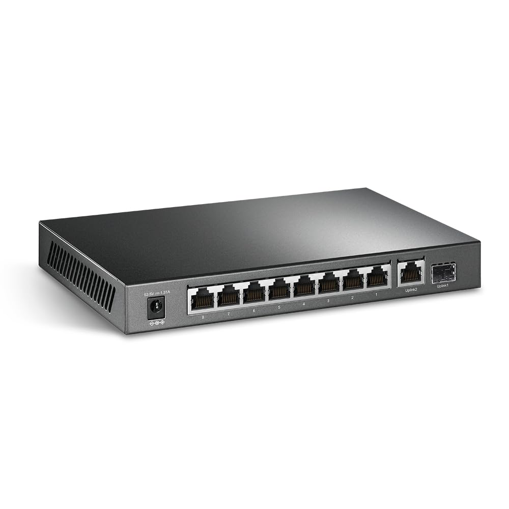 TP-Link TL-SG105S, 5 Port Gigabit Ethernet Network Switch, Ethernet Splitter, Hub, Desktop and Wall-Mounting, Sturdy Metal, Fanless, Plug and Play, Energy-Saving