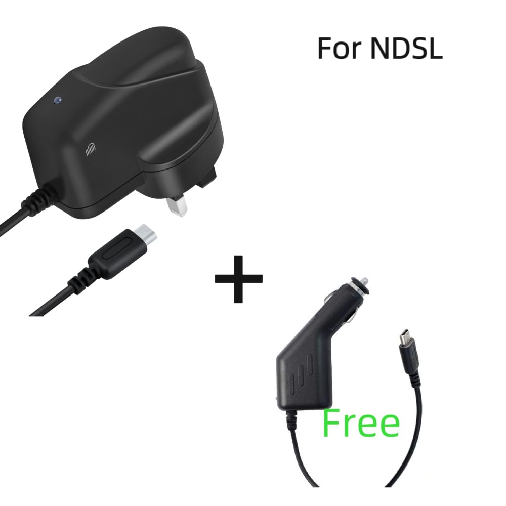 AMEEGO UK Wall Charger AC Power Adapter for Nintendo 3DS / 3DS XL / 2DS / DSi/DSi XL/New 3DS / New 3DS XL/New 2DS XL, 100-240V, Output 5V 1A