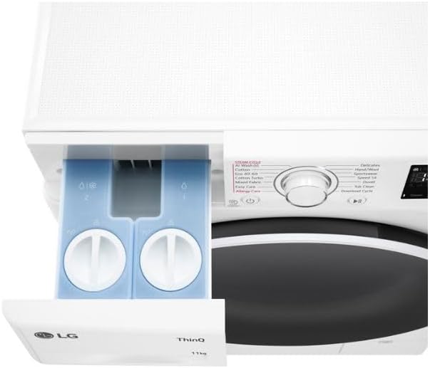 LG F4Y509WWLA1 9kg ezDispense 1400rpm WiFi Turbo Wash Washing Machine - White