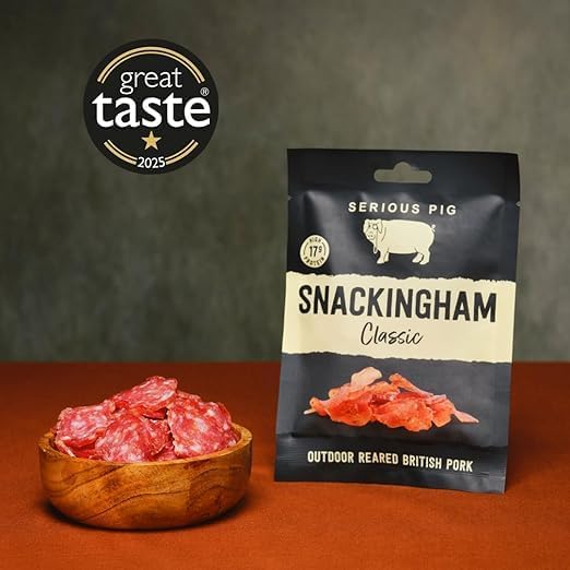 Serious Pig British Charcuterie Selection Box High - Protein Gluten Free Cured Meats (15 Packs)