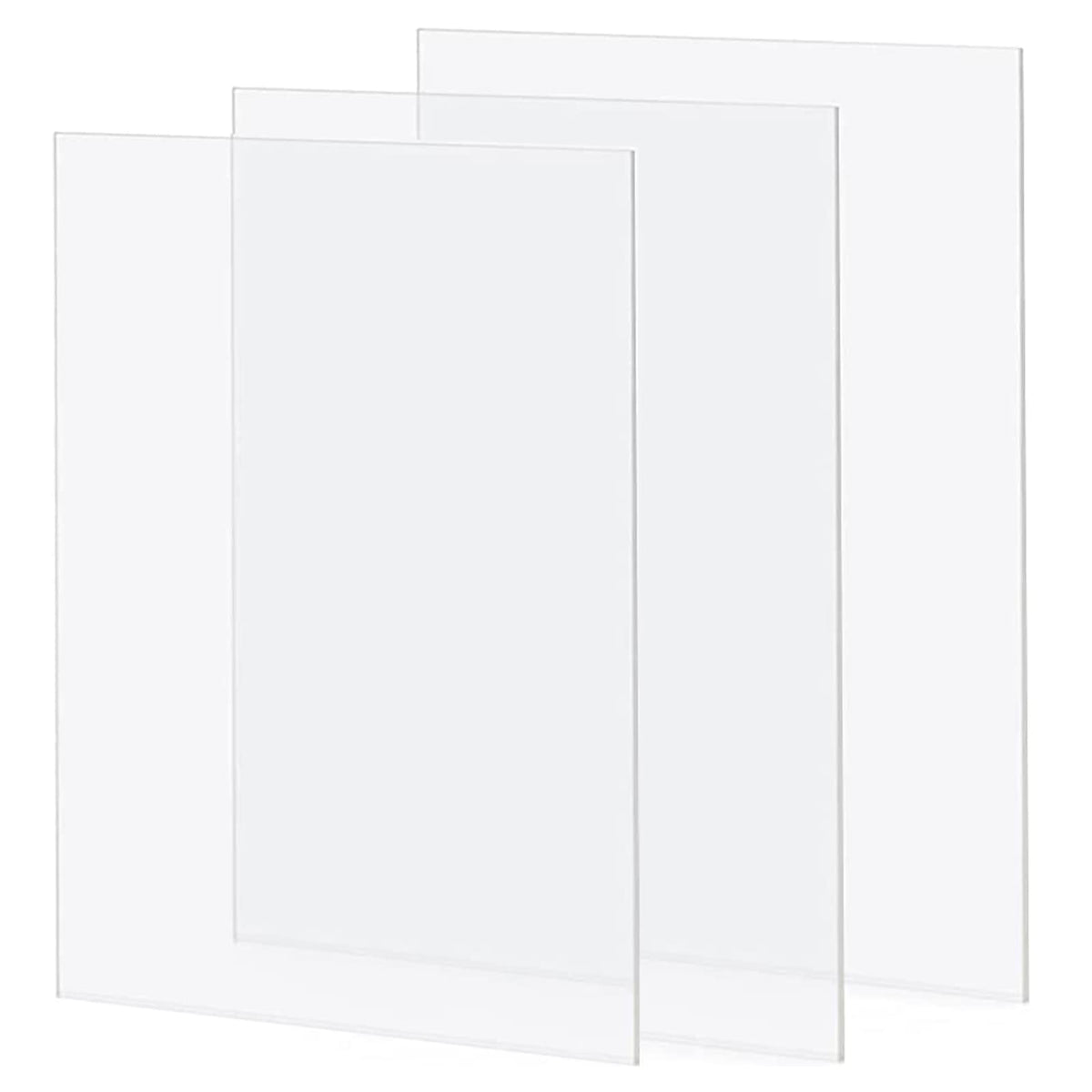 A4 Clear Acrylic Sheets - 210mm x 297mm x 6mm Clear Plastic Acrylic Sheet, Transparent Plastic Sheet Panels for Decoration, Display, Picture Frame, Painting