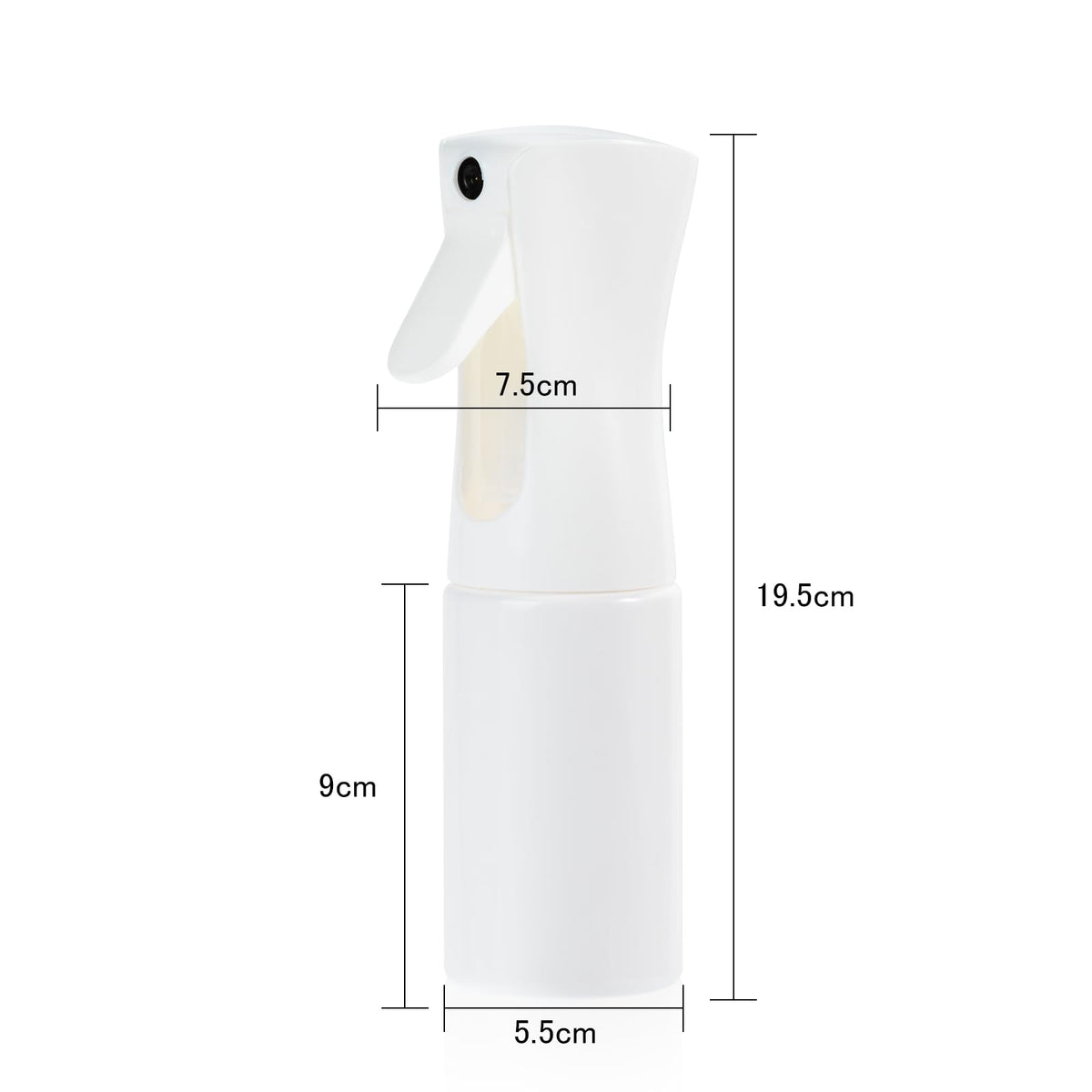 Spray Bottles Continuous Ultra Fine Mist Empty Water Bottles Hairdresser Spray Bottles Salon Hairdresser Hair Tool Water Sprayer (200ML, Mint Green)