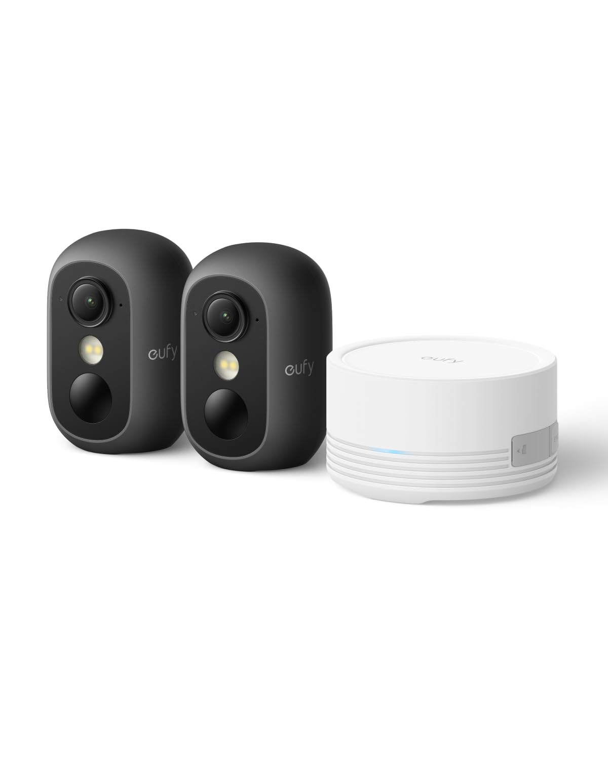 eufy Security Camera Outdoor Wireless,eufyCam C35 2 Pack with HomeBase Mini
