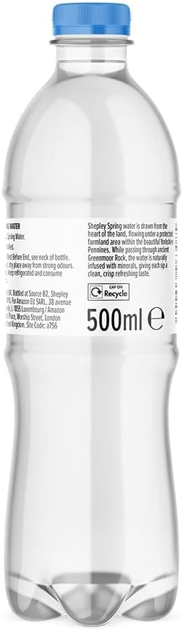by Amazon Still Spring Water, 500 ml (Pack of 12), Total 6000ml