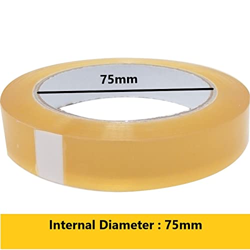 6 Pack - Cellotape Rolls Strong Clear Packing Tape Extra Long | Packaging Sellotape Transparent Stationary Gift Wrap Tape Refill 24mm x 40m