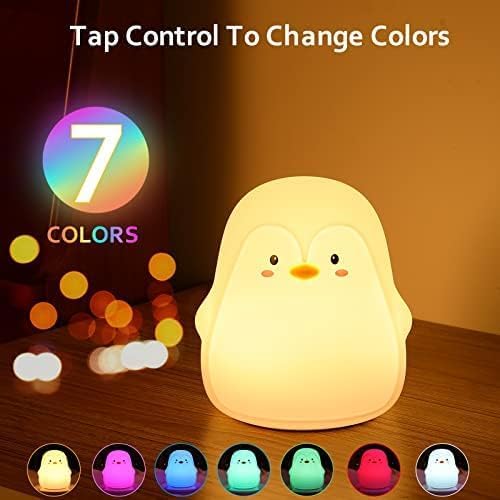 ZKLiLi Cat Night Light for Kids,Cute Night Lamp for Nursery,Squishy Silicone Touch Lights Portable, Gift for Birthday and Christmas for Kids Baby Children (Battery Cat)