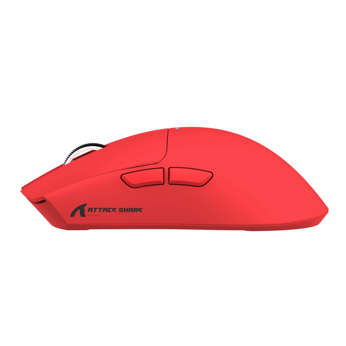 ATTACK SHARK X11 Gaming Mouse with Magnetic Charging Dock, PixArt PAW3311 Gaming Sensor, BT/2.4G Wireless/Wired Gaming Mouse with Mouse Grip Tape, 22000 DPI, Gamer Mice for Win11/Xbox/PS/Mac (Red)