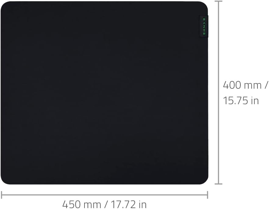 Razer Gigantus V2 Large - Soft Large Gaming Mouse Mat for Speed and Control (Non-Slip Rubber, Textured Micro-Weave Cloth, 45 x 40 x 0.3cm) Black