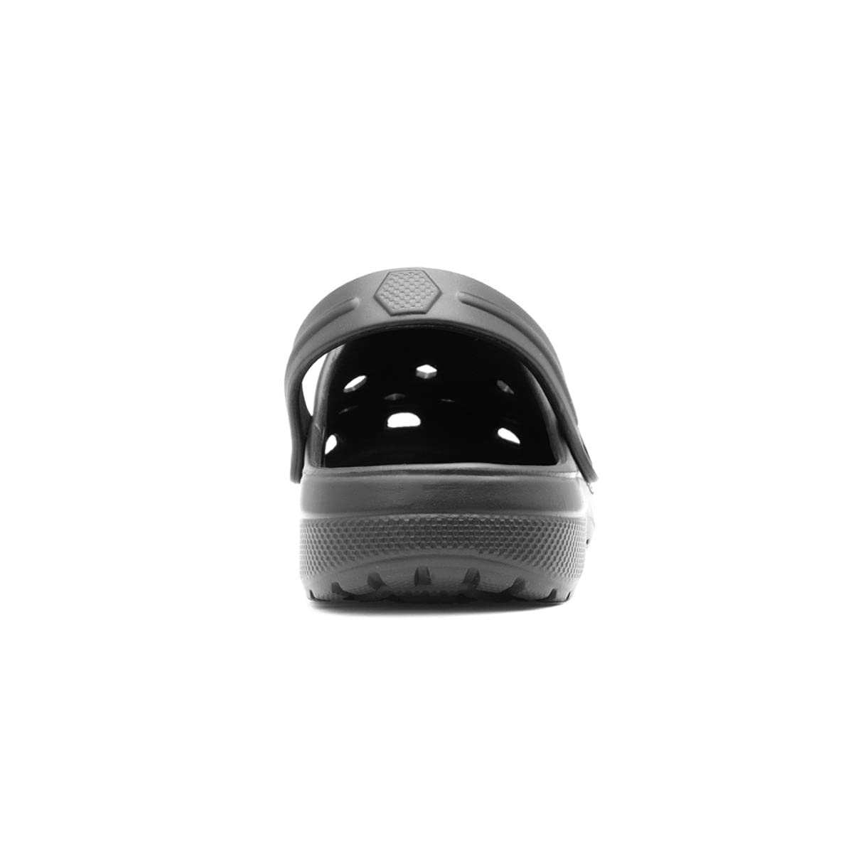 Shoe Zone - Adults Black Slip On EVA Clog Sandal