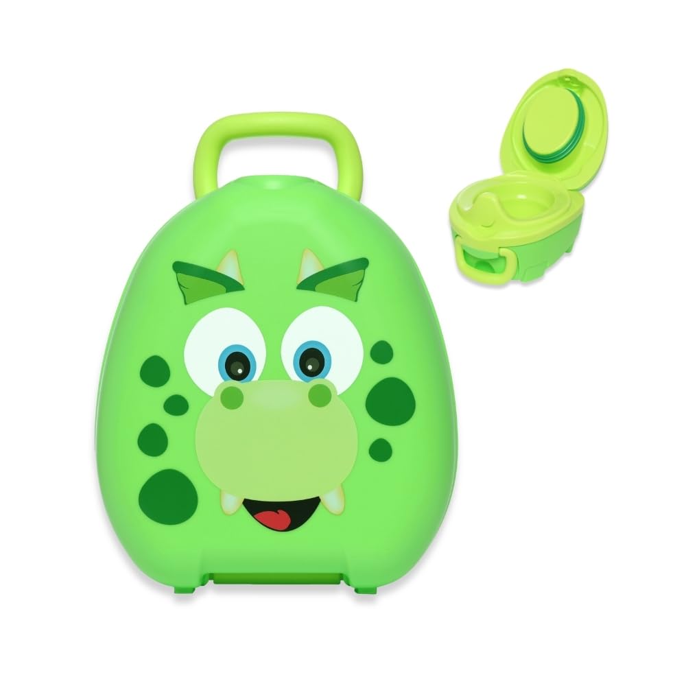 My Carry Potty - Travel Potty, Award-Winning Portable Toddler Toilet Seat for Kids to Take Everywhere (Ladybird)