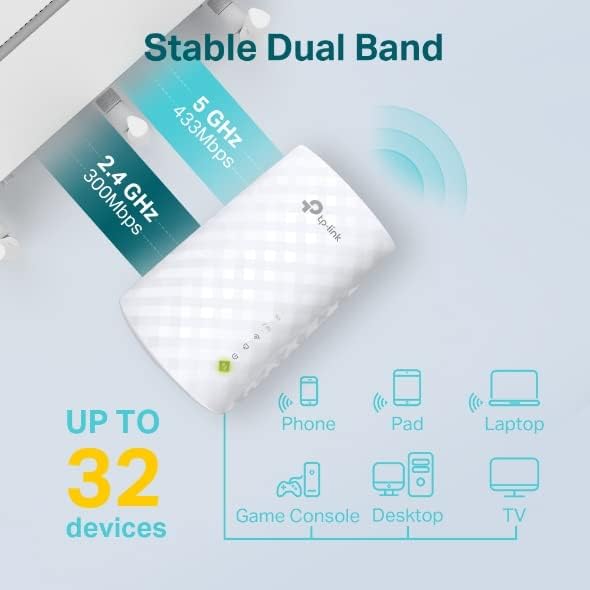 TP-Link RE220 AC750 WiFi Extender Booster WiFi Booster