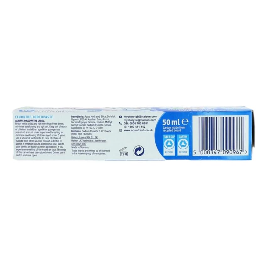 Aquafresh Paw Patrol Milk Teeth Baby Toothpaste, 0-2 Years, 50 ml