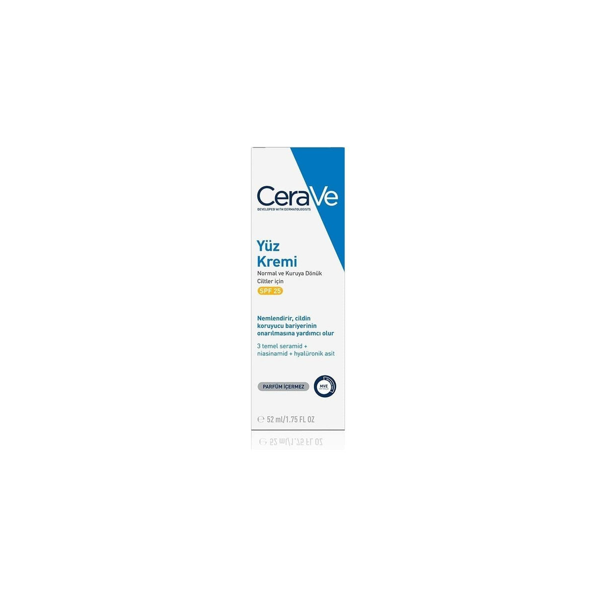 CeraVe AM Facial Moisturising Lotion SPF50 With 3 Essential Ceramides, Vitamin E, Niacinamide, MVE Technology, UVA UVB Protection, For Normal to Dry Skin, Lightweight, Non-Greasy, Allergy Tested, 52ml