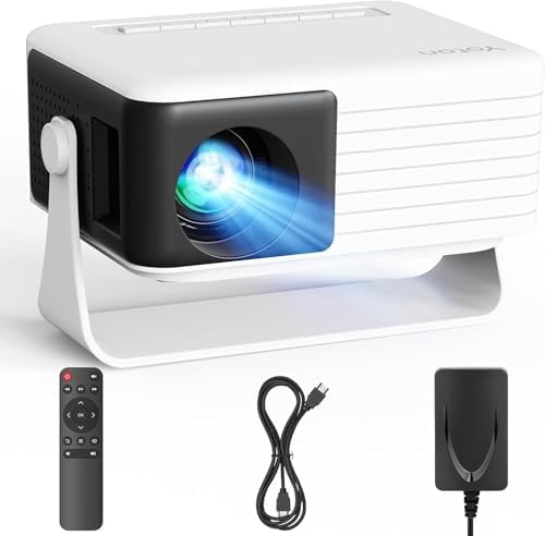 Yoton Y3 Mini Projector, 317g Ultra-Portable, 360° Rotating, Auto Keystone