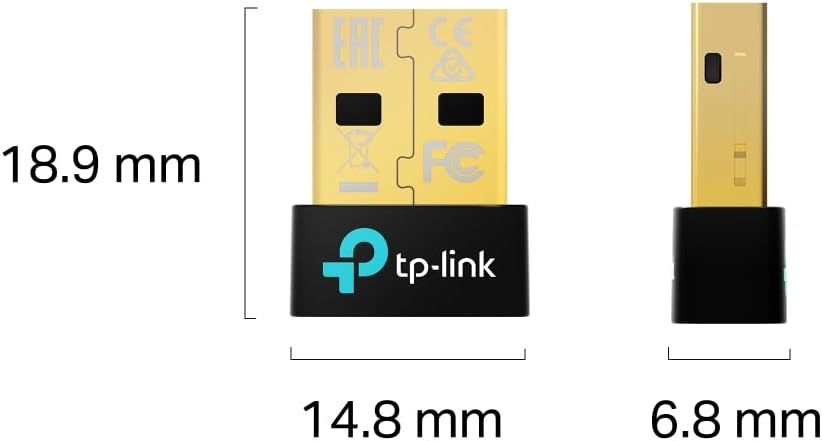 TP-Link UB600 Bluetooth 6.0 USB Adapter for PC, Nano Bluetooth Dongle