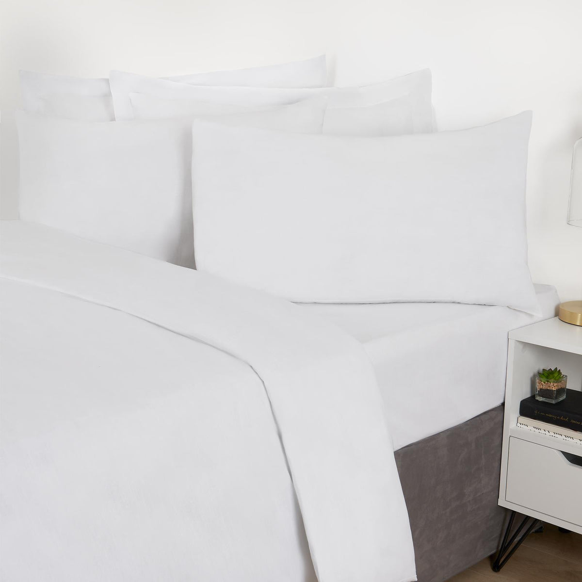 OHS Multi-Pack Soft Cotton Hotel Style Housewife Oxford Edge Pillowcase Set